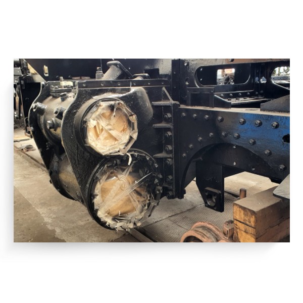 Fotoplátno 3:2 s potiskem V opravně lokomotiv