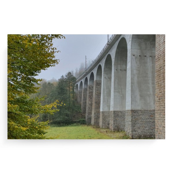 Fotoplátno 3:2 s potiskem Viadukt Kutiny