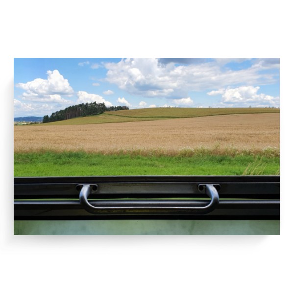 Fotoplátno 3:2 s potiskem Výhled z okna